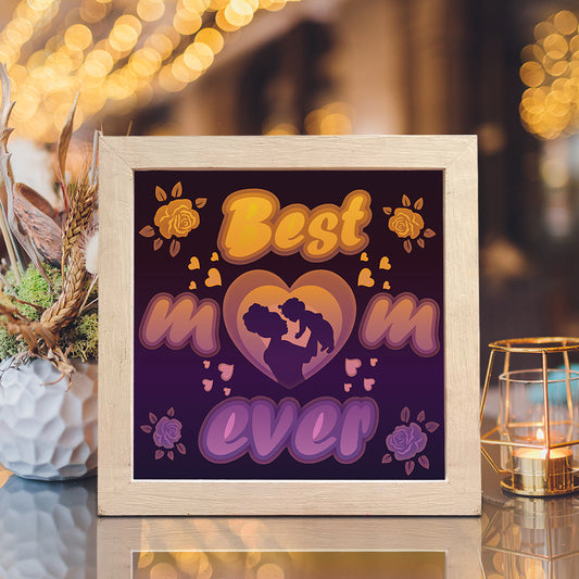 Best Mom Ever 2 - 3D Mother Lightbox File - Cricut File - VEKTOR KRAFT