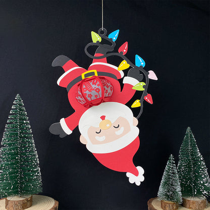 Santa 3 - 3D Christmas Lantern File - Cricut File  - VEKTOR KRAFT
