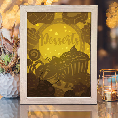 Hamster - 3D Animal Papercut Lightbox File - Cricut File - VEKTOR KRAFT