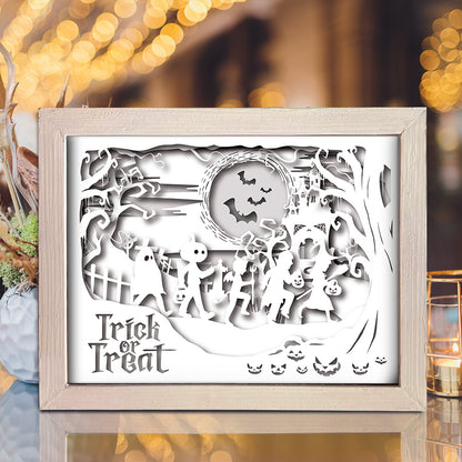 Halloween 8 – 3D Lightbox SVG File for Cricut & Silhouette