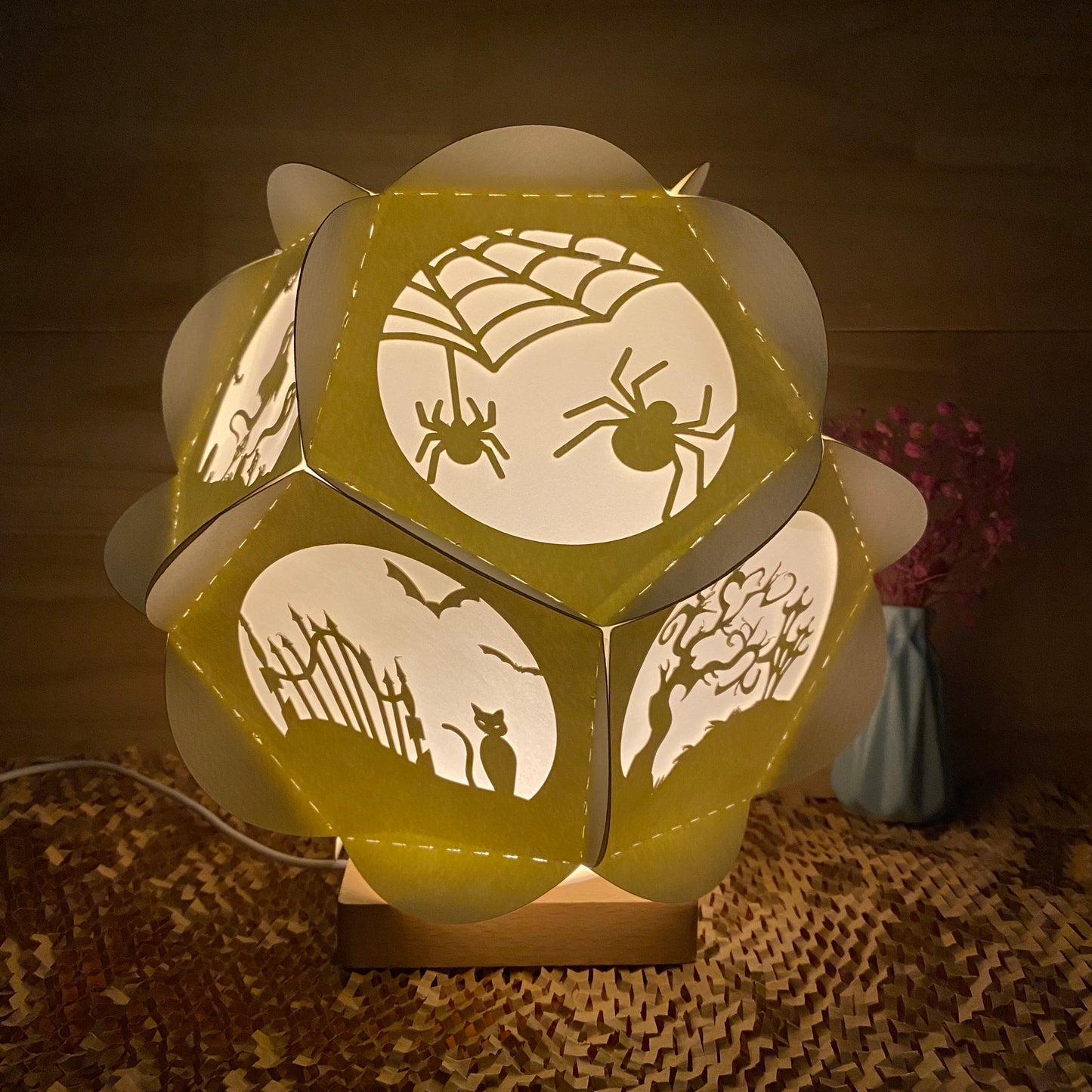 Halloween 3 – 3D Lantern SVG File for Cricut & Silhouette