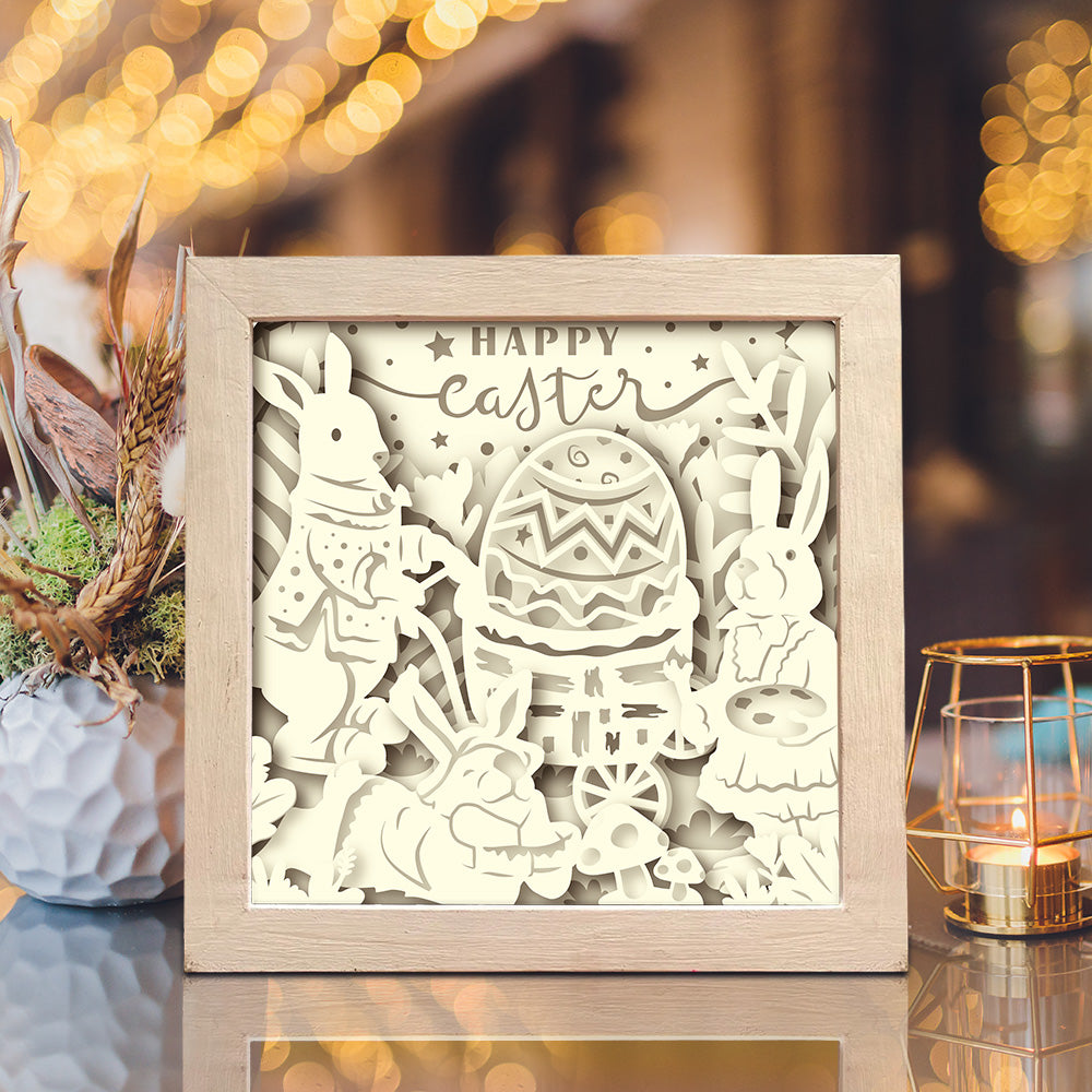Easter 6 – 3D Lightbox SVG File for Cricut & Silhouette