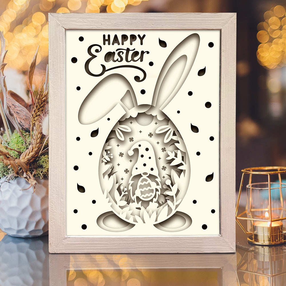 Easter 5 – 3D Lightbox SVG File for Cricut & Silhouette