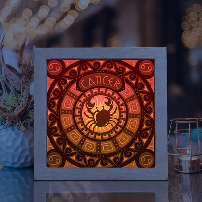 Cancer – 3D Lightbox SVG File for Cricut & Silhouette