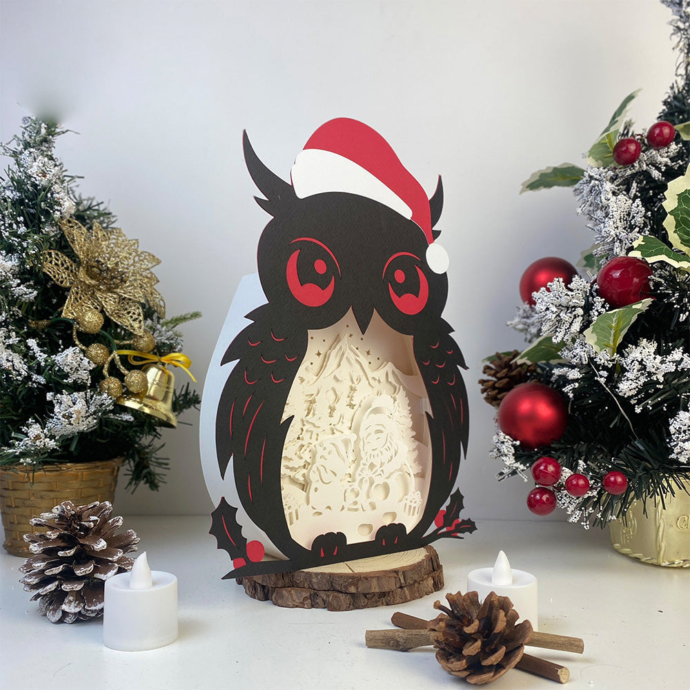 Santa Claus 2 – 3D Box SVG File for Cricut & Silhouette