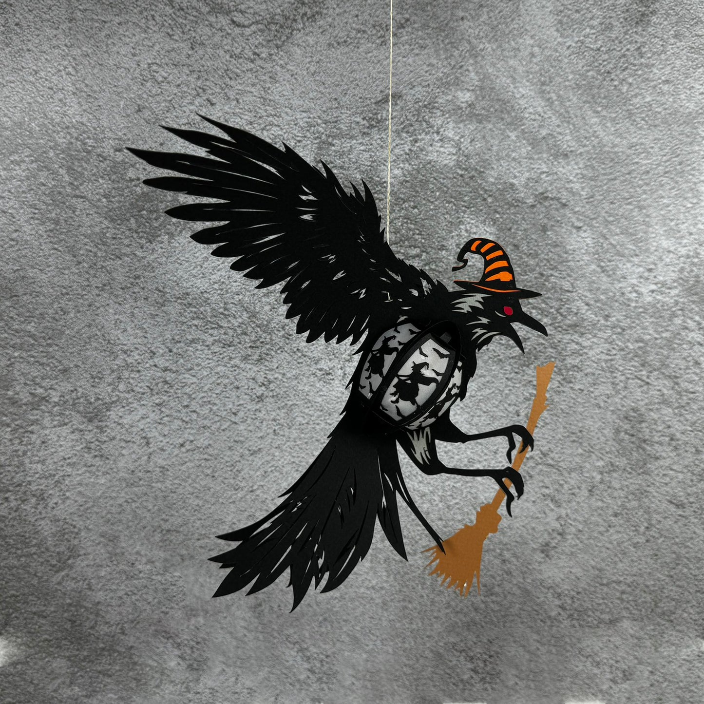 Raven – 3D Lantern SVG File for Cricut & Silhouette
