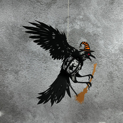 Raven – 3D Lantern SVG File for Cricut & Silhouette
