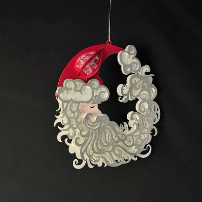 Santa Claus 2 - 3D Christmas Lantern File - Cricut File  - VEKTOR KRAFT