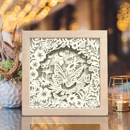 Butterfly 2 – 3D Lightbox SVG File for Cricut & Silhouette