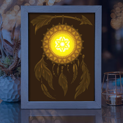 Dreamcatcher – 3D Lightbox SVG File for Cricut & Silhouette