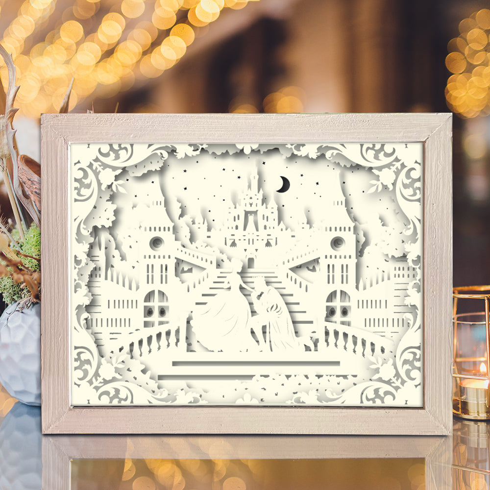 King and Queen – 3D Lightbox SVG File for Cricut & Silhouette