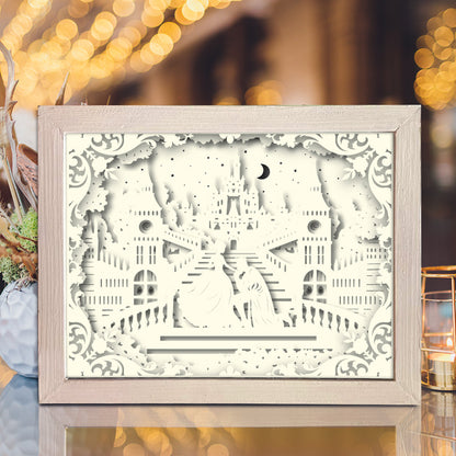 King and Queen – 3D Lightbox SVG File for Cricut & Silhouette