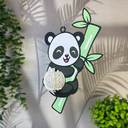 Panda – 3D Lantern SVG File for Cricut & Silhouette