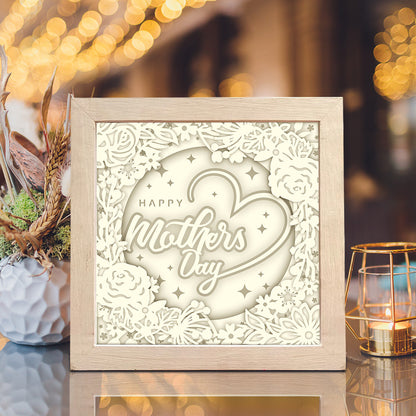 Happy Mother's Day 5 - 3D Mother Lightbox File - Cricut File - VEKTOR KRAFT