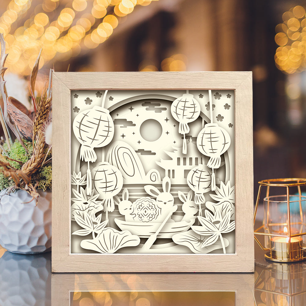 Autumn Festival 2 – 3D Lightbox SVG File for Cricut & Silhouette