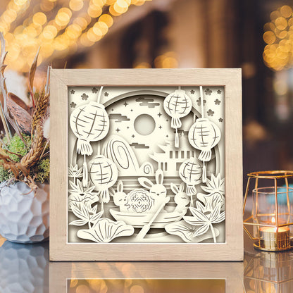 Autumn Festival 2 – 3D Lightbox SVG File for Cricut & Silhouette