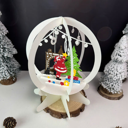Christmas – 3D Pop-Up Card SVG File for Cricut & Silhouette