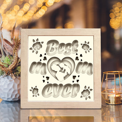 Best Mom Ever 2 - 3D Mother Lightbox File - Cricut File - VEKTOR KRAFT