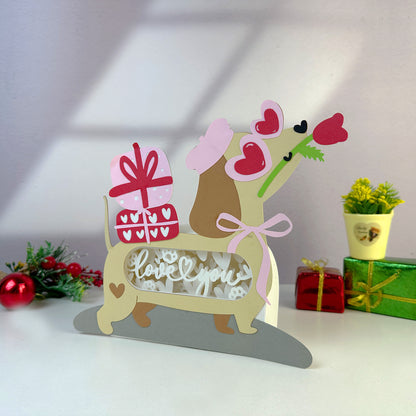 Dog – 3D Box SVG File for Cricut & Silhouette