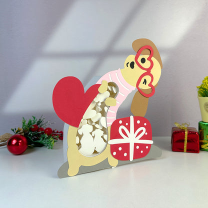 Dog – 3D Box SVG File for Cricut & Silhouette