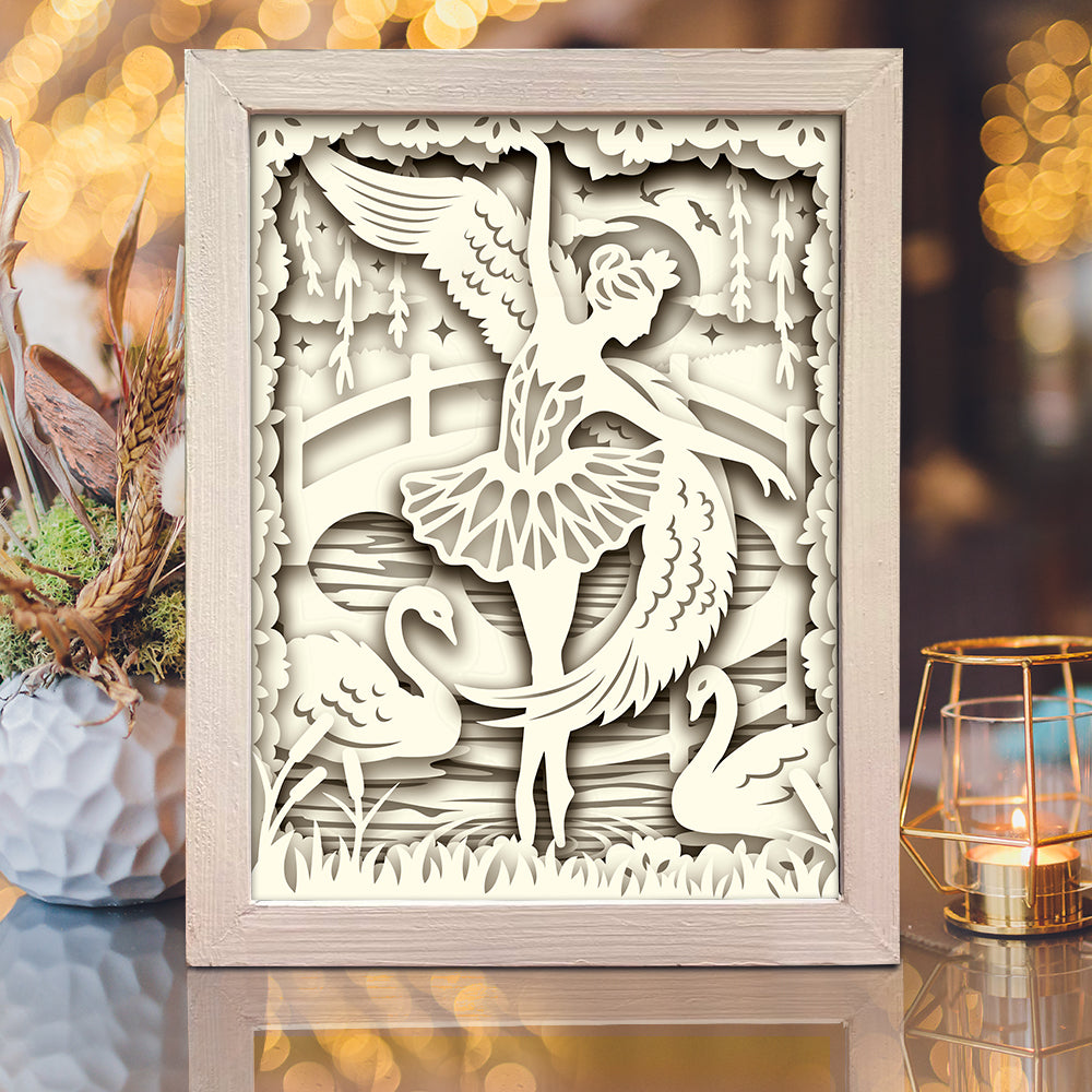 Ballet 2 – 3D Lightbox SVG File for Cricut & Silhouette