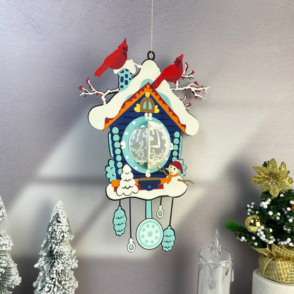 Pendulum Clock - 3D Christmas Lantern File - Cricut File  - VEKTOR KRAFT