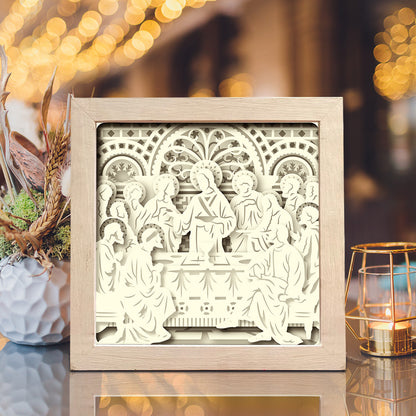 Eucharist – 3D Lightbox SVG File for Cricut & Silhouette