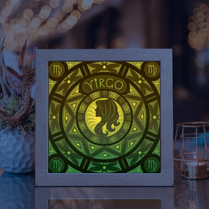 Virgo – 3D Lightbox SVG File for Cricut & Silhouette