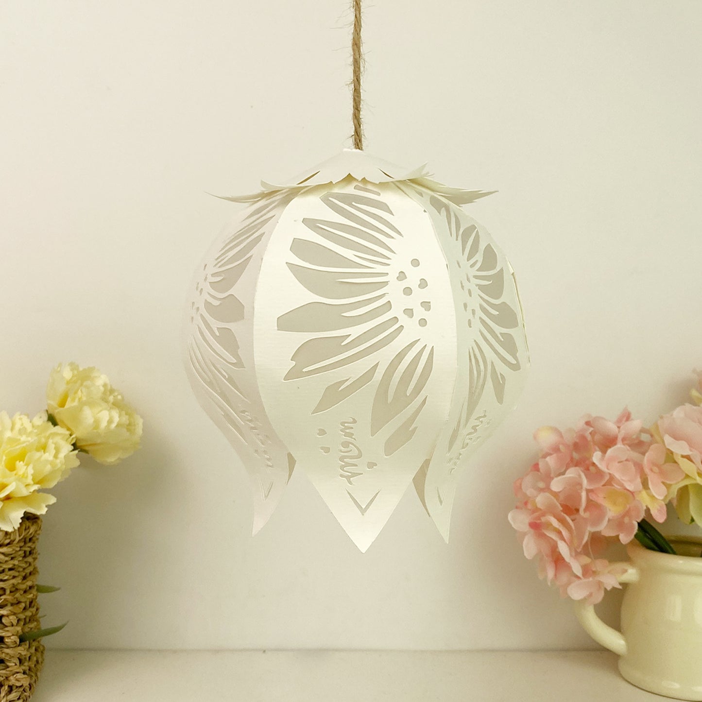 Mom - 3D Bell Flower Lantern File - Cricut File  - VEKTOR KRAFT