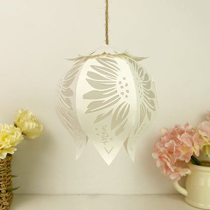 Mom - 3D Bell Flower Lantern File - Cricut File  - VEKTOR KRAFT