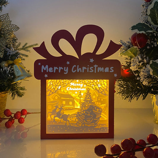 Santa 2 – 3D Box SVG File for Cricut & Silhouette