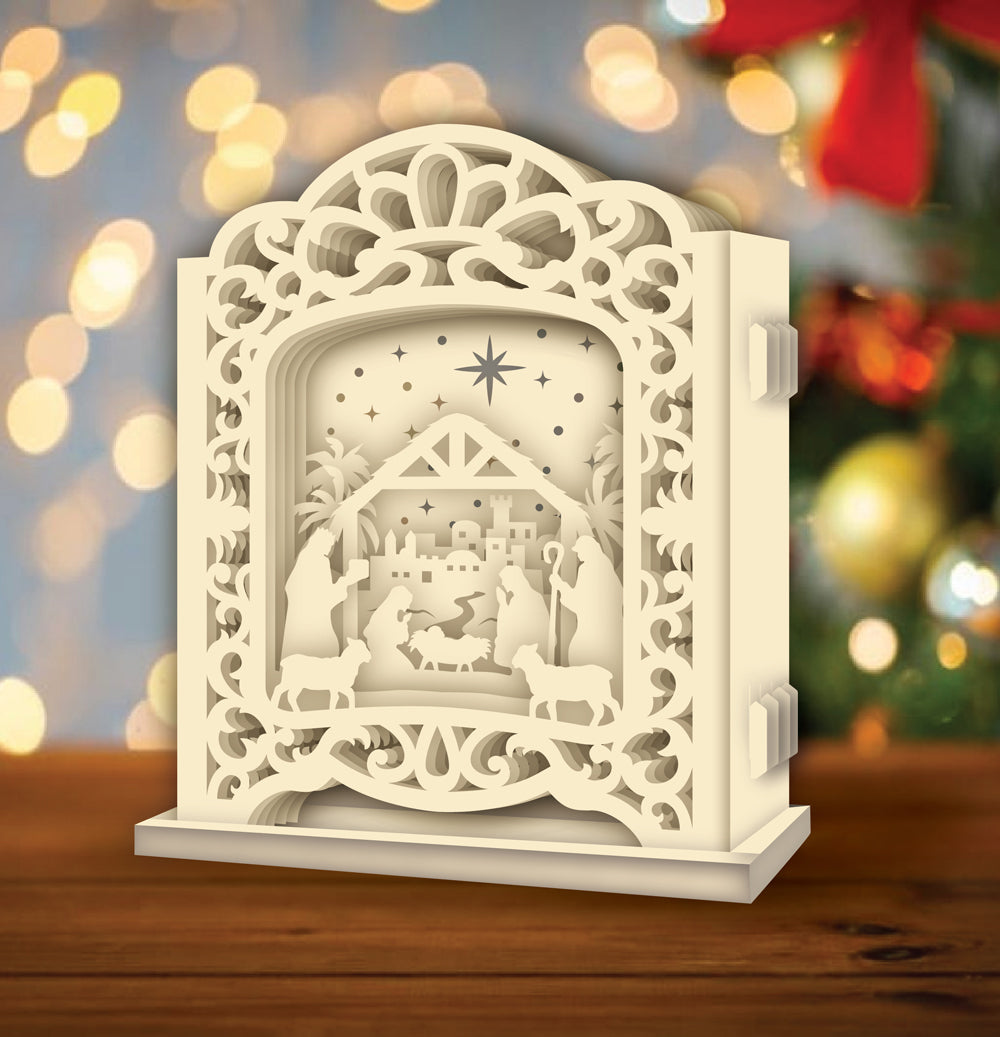 Christmas 2 – 3D Pop-Up Card SVG File for Cricut & Silhouette