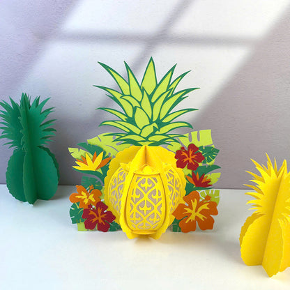 Pineapple – 3D Lantern SVG File for Cricut & Silhouette