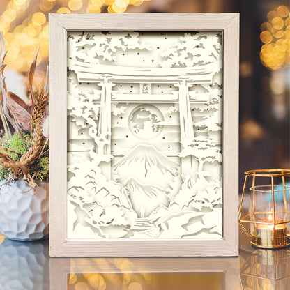 Moonlight – 3D Lightbox SVG File for Cricut & Silhouette
