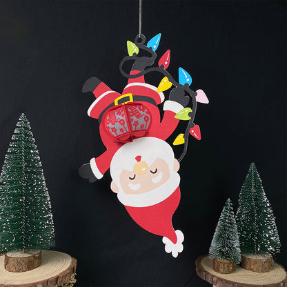 Santa 3 - 3D Christmas Lantern File - Cricut File  - VEKTOR KRAFT