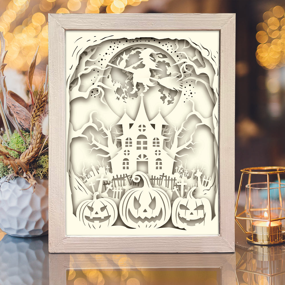 Halloween 3 – 3D Lightbox SVG File for Cricut & Silhouette