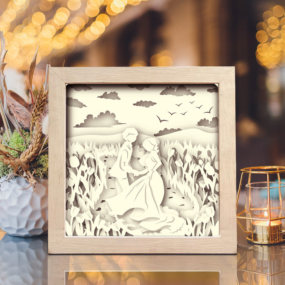 Love 1 – 3D Lightbox SVG File for Cricut & Silhouette