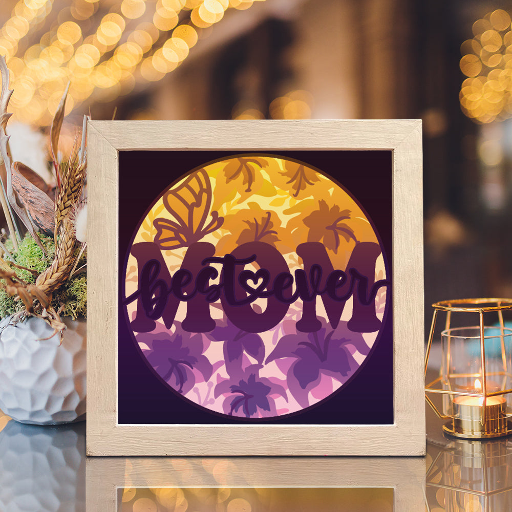 Best Mom Ever 3 - 3D Mother Lightbox File - Cricut File - VEKTOR KRAFT