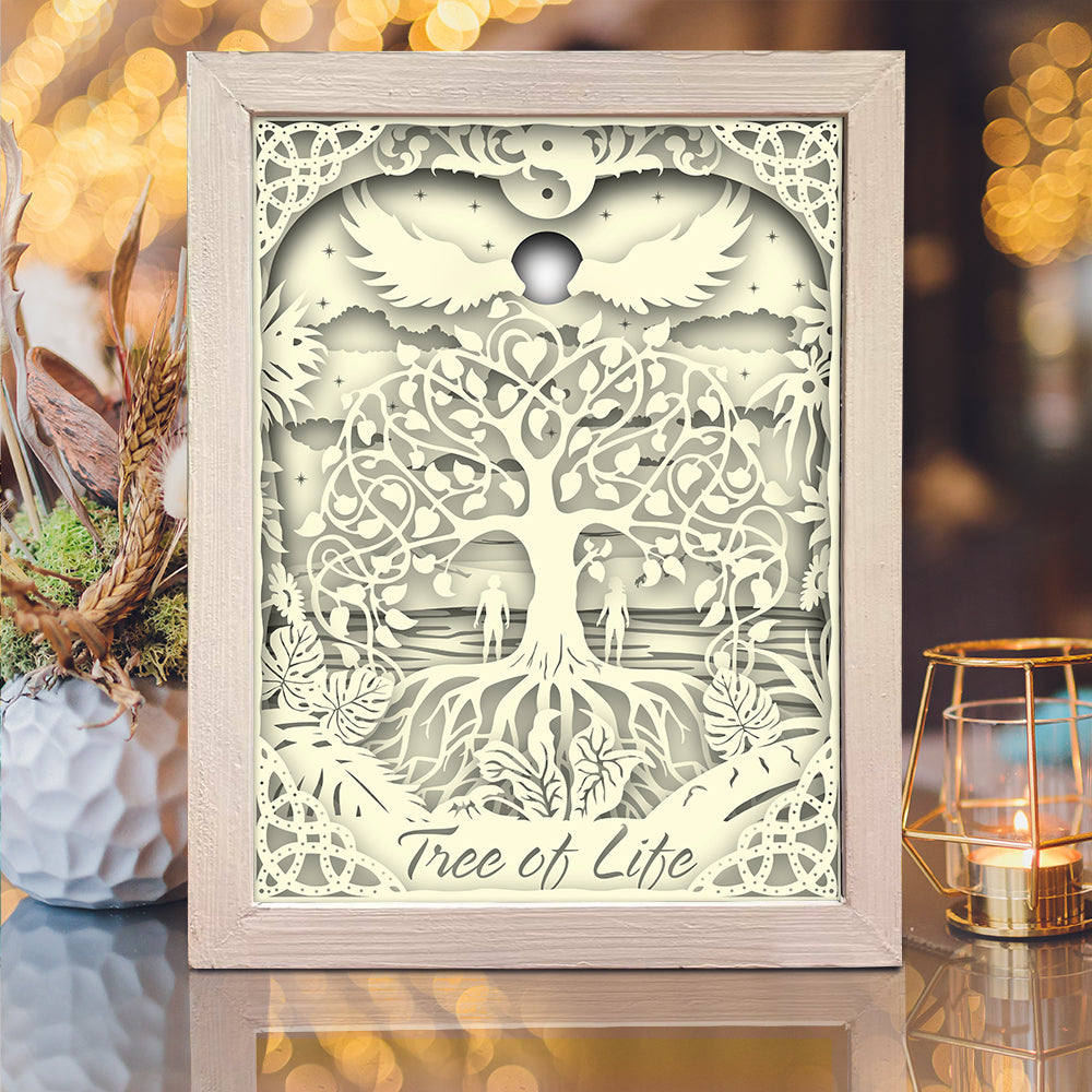 Tree of Life – 3D Lightbox SVG File for Cricut & Silhouette