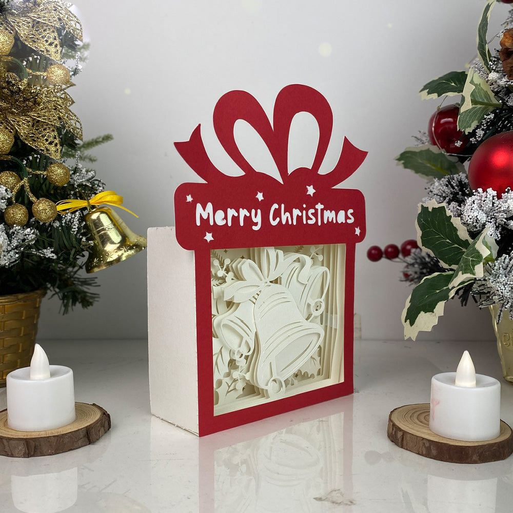 Christmas Bell – 3D Box SVG File for Cricut & Silhouette