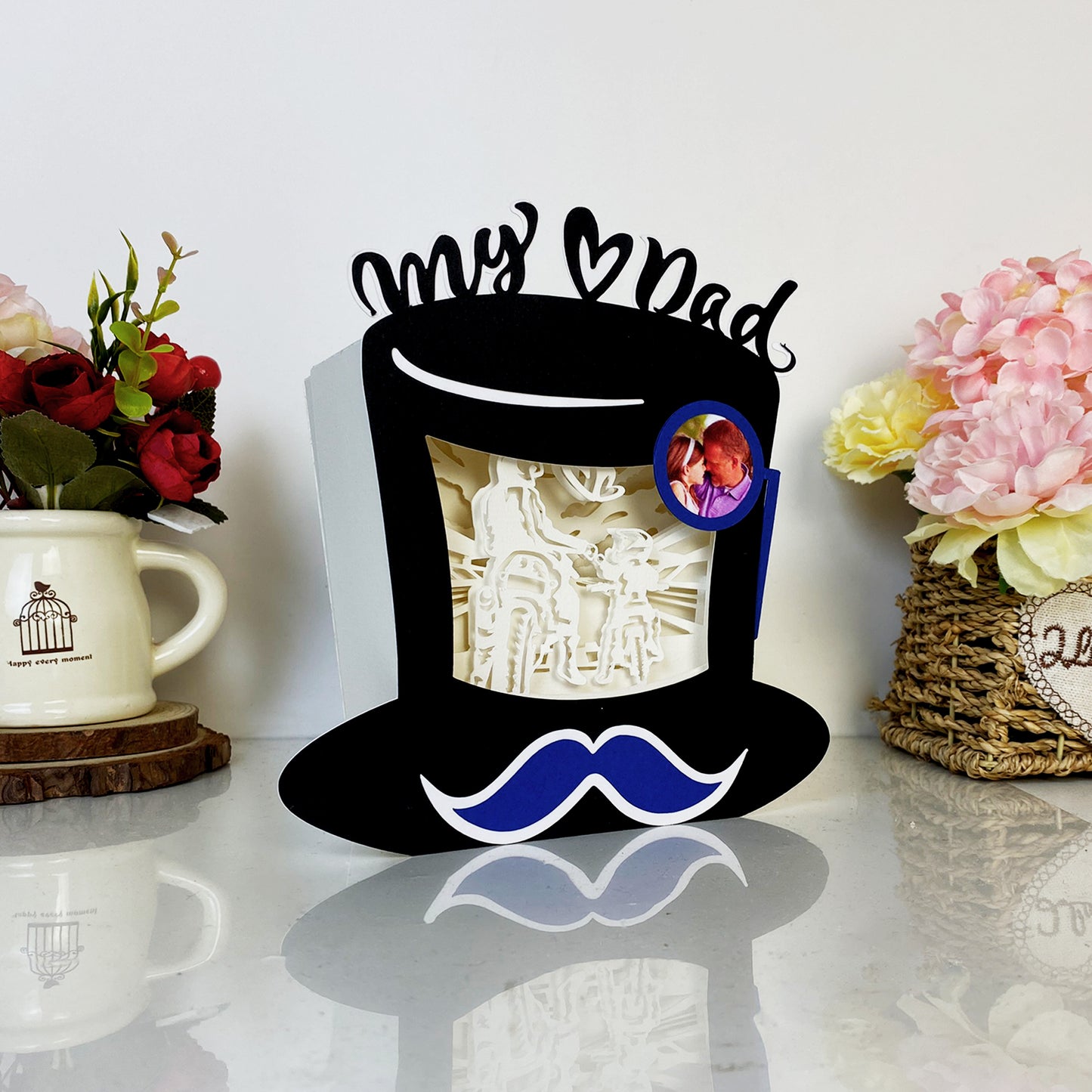Father And Son – 3D Box SVG File for Cricut & Silhouette