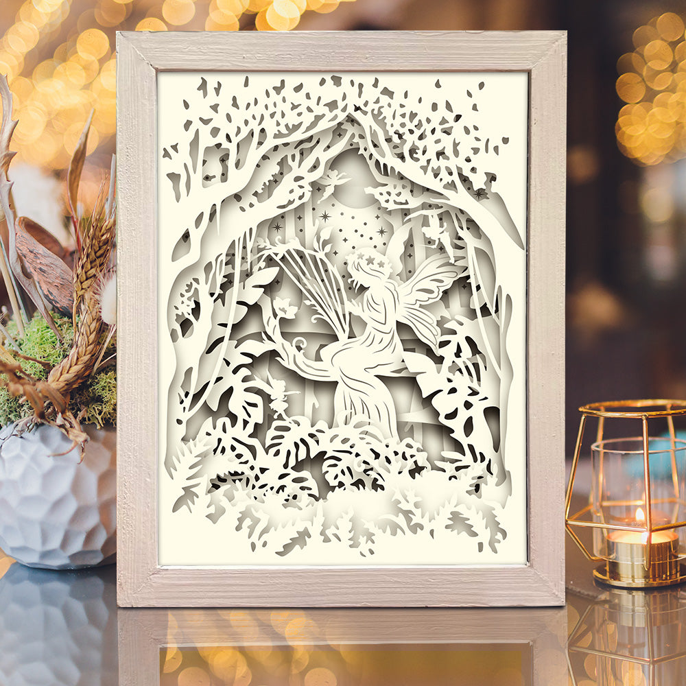 Fairy 1 – 3D Lightbox SVG File for Cricut & Silhouette