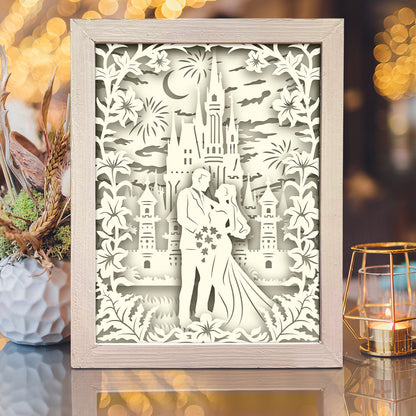 Wedding 3 - 3D Special Occasions Papercut Lightbox File - Cricut File - VEKTOR KRAFT