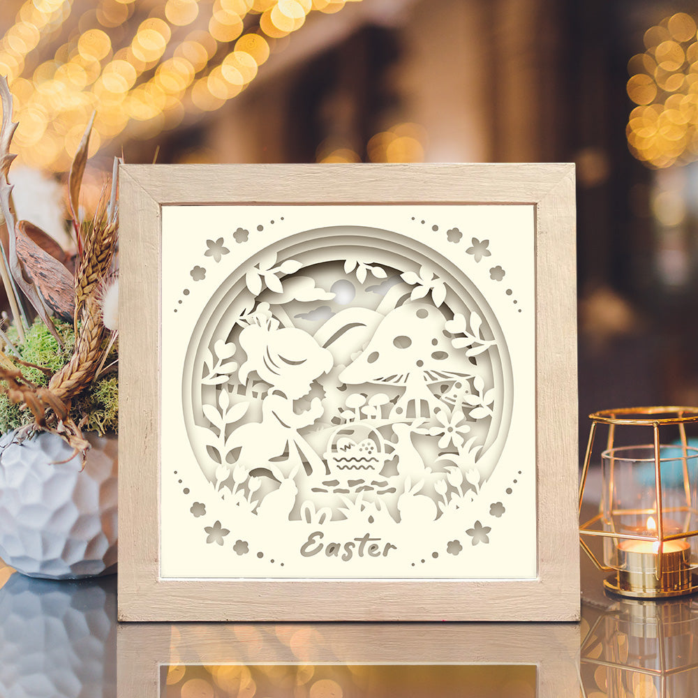 Easter 8 – 3D Lightbox SVG File for Cricut & Silhouette