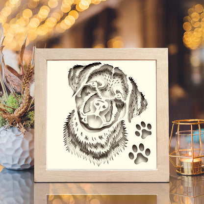 Labrador Retriever – 3D Lightbox SVG File for Cricut & Silhouette