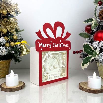 Christmas Deer – 3D Box SVG File for Cricut & Silhouette