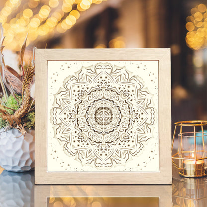 Mandala 3 – 3D Lightbox SVG File for Cricut & Silhouette