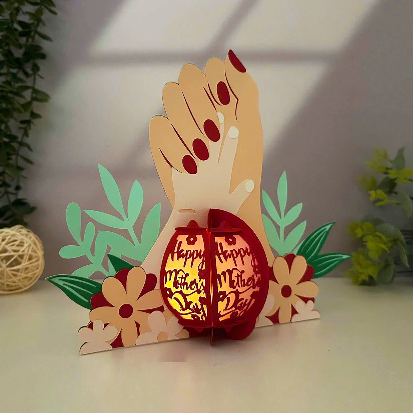 Mother's Day – 3D Lantern File - Cricut File - VEKTOR KRAFT