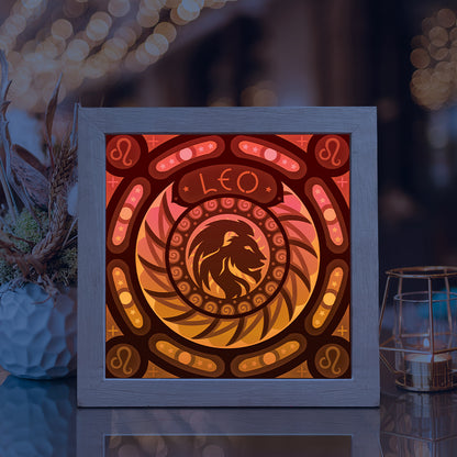 Leo – 3D Lightbox SVG File for Cricut & Silhouette