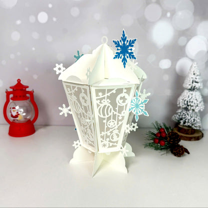 Snowballs – 3D Lantern SVG File for Cricut & Silhouette